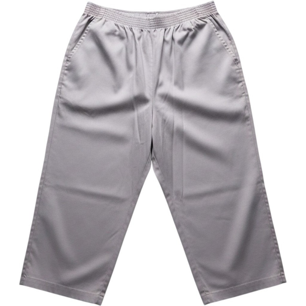 Orbit Sport Cropped Pants Women Medium Mauve Gray Elastic Waist Casual C0326252